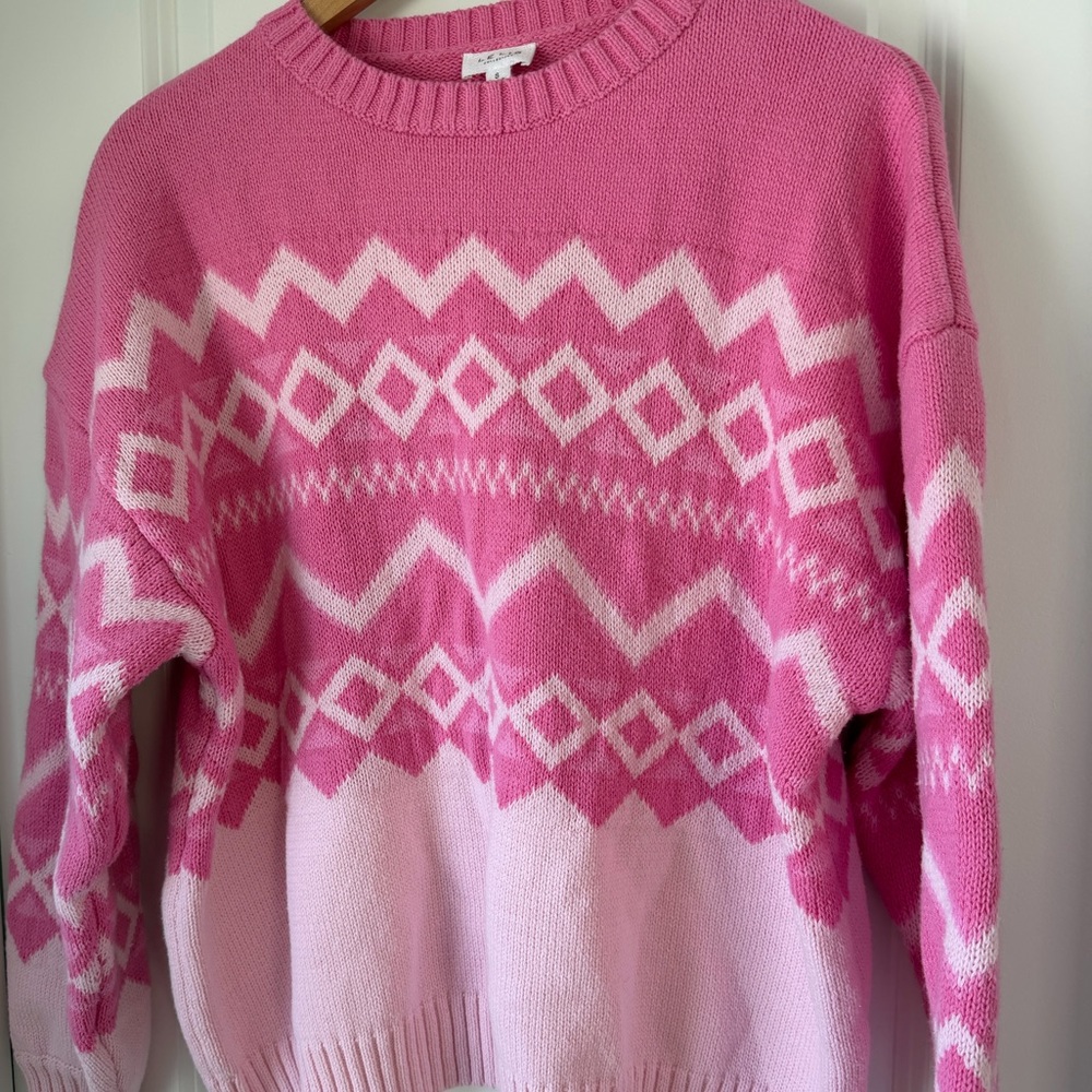 Small Le Lis Pink Sweater - Picture 4 of 10